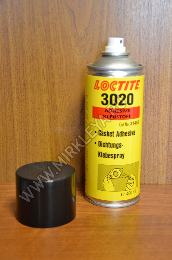 Купить Loctite 3020 в Москве  Спрей для технологической фиксации  вырубленных прокладок Loctite 3020: описание и цены