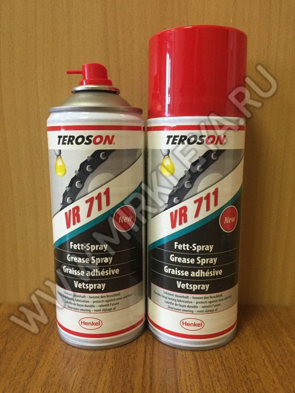TEROSON VR 711 Henkel высоковязкая жидкая смазка на основе синтетических масел (спрей)