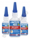 Loctite 403 Henkel — клей общего назначения, отсутствие блюм эффекта, средняя вязкость